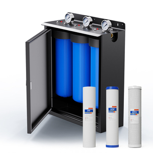 Filtri Acqua Completi con Alloggiamento Blu Resistente e Connettore in Ottone NPT da 1 Pollice, Adatti per Sistemi di Prefiltraggio. - Product Image 2