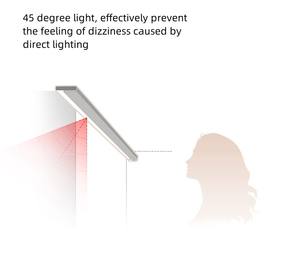 DC12v/24vLEDキャビネットダウンライト45度斜め発光シリコン埋め込みワードローブキャビネット誘導ライト - Product Image 5