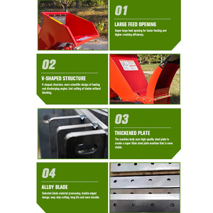 Nouvelle arrivée Broyeur de bois mobile pour jardin Broyeur de feuilles avec brosse <span class=keywords><strong>à</strong></span> tambour <span class=keywords><strong>Prix</strong></span> d'usine bas Fourni par un moteur diesel chinois - Product Image 6