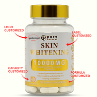 Capsules de blanchiment de la peau halal de qualité supérieure, glutathion, collagène, réduction des taches brunes, anti-âge, peau éclatante, compléments alimentaires à base de plantes