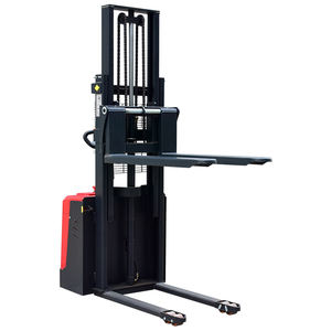 Transpaleta de 2 toneladas, patas anchas ajustables Ues para plataforma de doble cara, altura de elevación, apilador eléctrico de 3m - Product Image 4