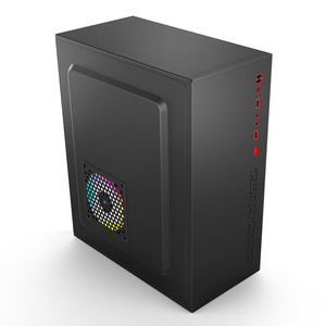 Microatx Desktop <b>Computer</b> Case Steel Mid Tower With Usb Front Ports For Home <b>Office</b> Use - Product Image 5