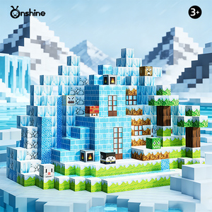 Bloques Magnéticos Onshine, 106 Piezas, Bloques de Construcción Magnéticos, Castillo Forestal, Jardín, Cubos Magnéticos STEM para Niños - Product Image 3