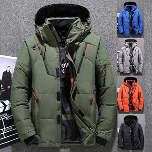 Vêtement d'extérieur urbain chaud et épais pour <span class=keywords><strong>homme</strong></span>, veste en duvet, streetwear d'<span class=keywords><strong>hiver</strong></span>, <span class=keywords><strong>grande</strong></span> <span class=keywords><strong>taille</strong></span>, <span class=keywords><strong>taille</strong></span> <span class=keywords><strong>grande</strong></span> et haute, coupe ajustée, isolée thermiquement - Product Image 1