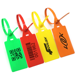 BCP107 Premium Plastic Seal Tag Logistics Transportation Plastic <b>Security</b> Seal Flag Number Custom Tamper Proof Plastic Seal - Product Image 2