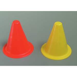 กรวยยางนิ่ม สูง 15 ซม. ฐาน 14 ซม. สีแดงเหลือง อุปกรณ์ฝึกปฏิกิริยา - Product Image 1