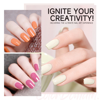 AiBevoow - Proveedor Profesional de Uñas, Serie Primavera Verano, Juego de 6 Esmaltes de Uñas de Gel de 15 ml, Esmalte de Gel UV para Salón