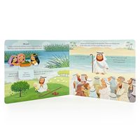 Livre de conseil personnalisé d'histoires bibliques les plus aimées pour enfants livre de conseil Lift-a-Flap pour enfants impression de livres en papier d'art pour enfants