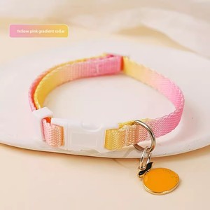 <span class=keywords><strong>Collier</strong></span> de marche pour chien et <span class=keywords><strong>chat</strong></span> en fer réglable avec logo <span class=keywords><strong>personnalisé</strong></span> de luxe en gros, couleur dégradée, fabricant OEM de <span class=keywords><strong>collier</strong></span> pour chien - Product Image 4