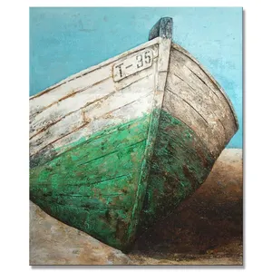 High Level Stillleben Kunst Malerei Green Clipper Schiffe am Meer Wand dekor Wohnzimmer