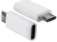 Adaptor USB 3.1 Tipe C ke V8 Micro USB Konverter USB-C untuk Android
