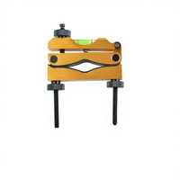 Kit d'outils de nivellement de lunette de chasse en laiton et aluminium, réglable et durable, avec bulle dorée pour le tir en extérieur