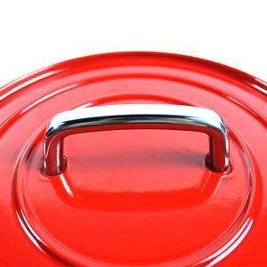 Inne — Casserole <span class=keywords><strong>en</strong></span> <span class=keywords><strong>fonte</strong></span> émail, avec poignée de couvercle <span class=keywords><strong>en</strong></span> acier inoxydable, four, néerlandais, personnalisé - Product Image 6