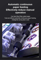 Purcell - Máquina de corte automático digital de etiquetas A3/A4 con alimentación automática, corte kiss-cut, motor paso a paso y motor Delta para pegatinas adhesivas