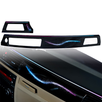 Glefon Vente en gros d'éclairage intérieur de voiture 12V pour BMW E60 2004-2006, kit d'éclairage ambiant 64 couleurs, commande par application, lampe d'ambiance
