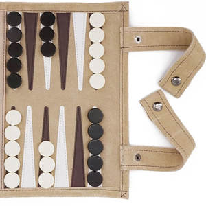 Jeu de backgammon artisanal de haute qualité, personnalisé avec logo, motif uni, style championnat, idée cadeau tendance, jeu de société - Product Image 4