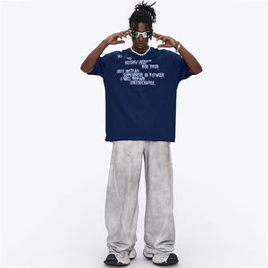 Camisetas de Hombre Estampadas Personalizadas de Alta Calidad, Extra Grandes, 100% Algodón, Gruesas, Transpirables, con Diseño Gráfico - Product Image 4