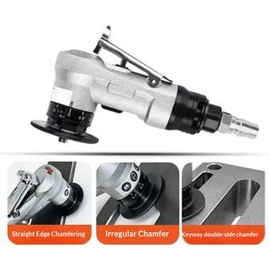 Tragbarer elektrischer Kantenabschräger für Stahl und Edelstahl, Abschrägmaschine zum Entgraten von Metallkanten - Product Image 1