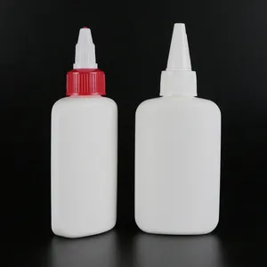 Twist Off Cap Custom Empty Glue PE Squeeze Plastic 60ml Bottle