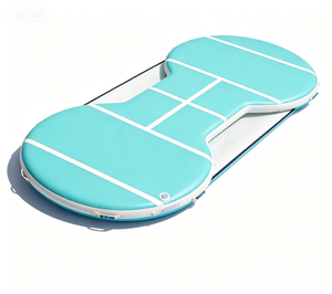 Plateforme flottante gonflable OEM ODM pour terrain de pickleball, couleur cyan clair, avec technologie Drop Stitch, taille et logo personnalisables pour les centres de villégiature - Product Image 6