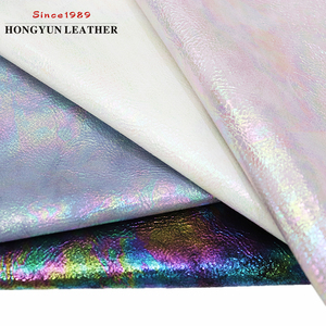 Cuir synthétique de haute qualité, doux et confortable, à motif holographique, imperméable, en PU, en rouleau, pour sacs et chaussures - Product Image 2