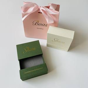 Custom Printed Recyclable Jewelry Set Box Personalized Paper Packaging Drawer Cardboard Jewelry <b>Boxes</b> - Product Image 6