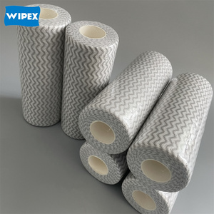 Serviettes <span class=keywords><strong>de</strong></span> cuisine en gros jetables grises pour le nettoyage quotidien, papier <span class=keywords><strong>de</strong></span> cuisine <span class=keywords><strong>origami</strong></span>, très doux, non tissé, lavable, lingettes <span class=keywords><strong>de</strong></span> cuisine - Product Image 2