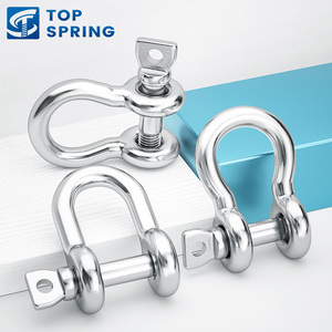 304 M3 M4 M5 Neo Còng Marine <span class=keywords><strong>D</strong></span>-Còng Nâng Móc Hình Chữ U Móng Ngựa Khóa Thép Không Gỉ Bow <span class=keywords><strong>D</strong></span> Còng - Product Image 2