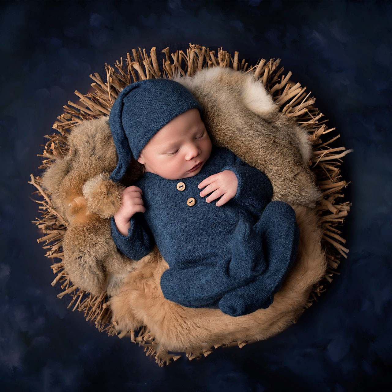 Мягкая детская вязаная шапка с длинным хвостом и помпоном, теплая зимняя фотография, реквизит, облегающая шапка, подарки для будущей мамы