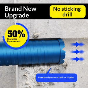 Forets à noyau diamantés économiques, foret diamanté à dents pour percer le verre, foret à noyau diamanté haute performance - Product Image 3
