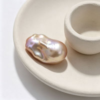 Perles baroques d'eau douce naturelles de qualité AAAA, 15-21 mm+, blanches, multicolores, violettes, grandes, irrégulières, sans trou, pour la fabrication de bijoux
