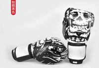 Gants de boxe d'entraînement et de sparring en cuir pour salle de sport, 12 oz, personnalisés, pour la boxe de compétition