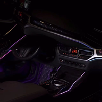 Système d'éclairage d'ambiance intérieur LED SJC 64 couleurs dynamiques effet ciel étoilé pour BMW Série 3 G20 2020-2022 LHD/RHD