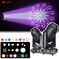 Prix de gros Projecteur LED BSW 450W 3-en-1 à motifs, avec rotation de 2 prismes et CTO, à tête mobile, pour scène, mariage, fête, DJ