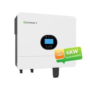 Grobwatt inverter sistem tenaga surya, pengisi daya off grid 3500W SPF6000