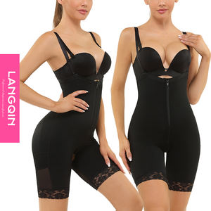 Marque privée Femmes Full Body Shapewear Mince et Respirant <span class=keywords><strong>Sangle</strong></span> Réglable Contrôle du Ventre Shapers - Product Image 1