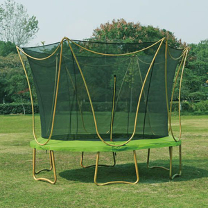 Trampolín de gran tamaño para adultos al aire libre, Cama grande redonda para saltar, ejercicio físico, con red de seguridad - Product Image 6