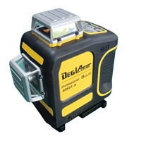 Niveau laser auto-nivelant DEGLASERS, qualité industrielle garantie, capteur de nivellement électronique unique, faisceau vert 40mW