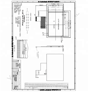 es lcd panneau 800 (RVB) * 480 tft avec RVB 24bit 40PIN interface en vedette pour montre intelligente et vélo avec écran tactile - Product Image 2