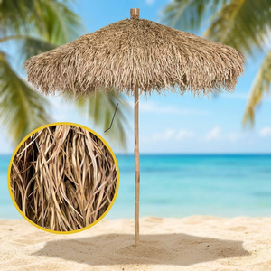 Sombrilla de Techo de Material Ecológico, de Hojas de Coco/Palma, con Estructura de Bambú, para Uso en Hoteles al Aire Libre - Product Image 2