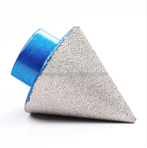 Punta diamantata a cono per foratura e smussatura, utensile per la lavorazione di granito, marmo e pietra, prodotta in Cina, bestseller - Product Image 1