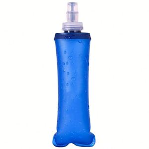Botella de Agua de Silicona Plegable, Portátil, para Deportes al Aire Libre, Maratón, Carreras Todoterreno - Product Image 1