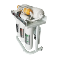 Filtre minéral à 6 étapes Système de purification de l'eau 600GPD Membrane et filtre RO intégrés Source Filtre purificateur d'eau domestique