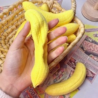 Jouet Squishy en forme de banane à récupération lente, en PU souple et moelleux, anti-stress, pour enfants et adultes, modèle Zhejiang Sw-05