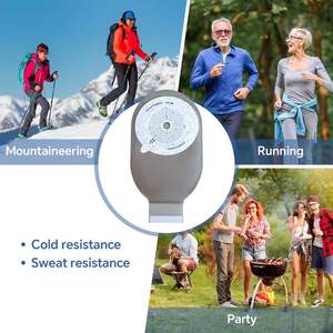 Sac d'ostomie médical drainable monobloc pour adulte, jetable, 15*27cm, certifié CE, désinfectant infrarouge lointain, classe I - Product Image 5