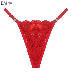 Dames Lingerie Ondergoed Damesondergoed Kant Onderbroek Vrouwelijke Sexy Strings Intieme Kleding G-string Thong - Product Image 6