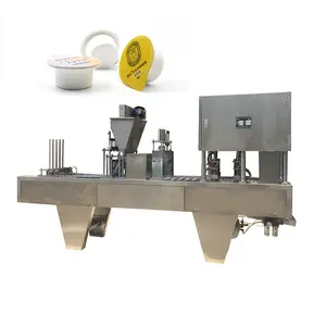 High speed 4000pcs linear cup filler machine jam sauce honey beverage liquid filling and sealing packing machinery