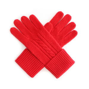 Mitaines en <span class=keywords><strong>laine</strong></span> torsadée tricotées hiver 2024, 7 jauges, personnalisées, en mérinos, pour <span class=keywords><strong>femme</strong></span>, avec logo, longueur opéra, chaudes, de luxe, en cachemire, pour l'extérieur - Product Image 2