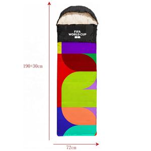 Sac de couchage individuel Coupe du Monde <span class=keywords><strong>FIFA</strong></span> 2026 – Design vague dégradée vibrante, léger, facile à ranger et à transporter pour le camping en extérieur - Product Image 2