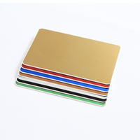 Productos Populares: Placas de Identificación Metálicas para Sublimación, Posavasos Cuadrados de Aluminio Anodizado, Personalizables con Grabado Láser